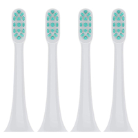 Ally dla Xiaomi Mijia Sonic elektryczne szczoteczki do zębów Ultra sonic 3D ustne wybielanie wysokiej gęstości wymienne końcówki do szczoteczki 2